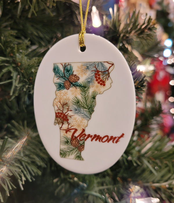 Flat Ceramic Ornament
