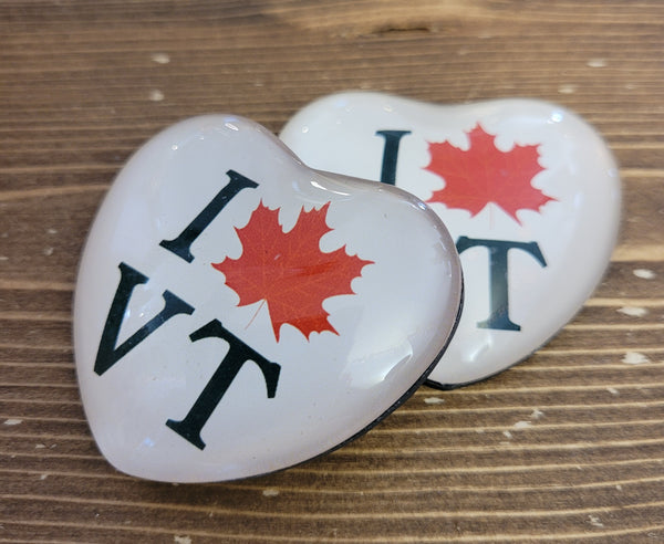 Glass Heart fridge magnet