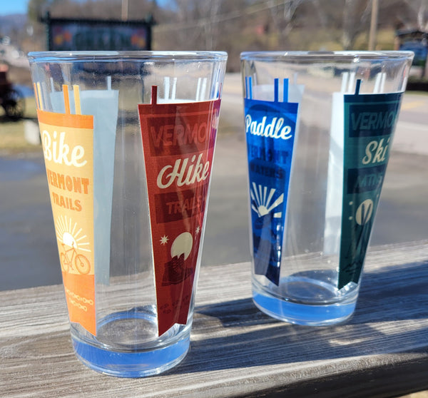 Vermont Pennant Pint Glass