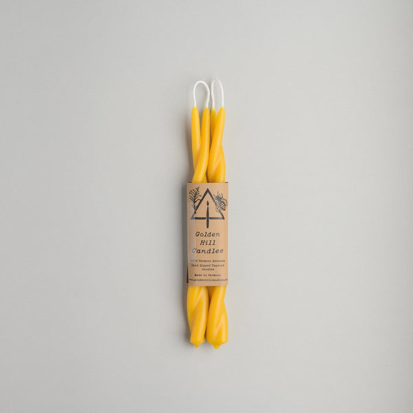 Golden Hill Beeswax Candle