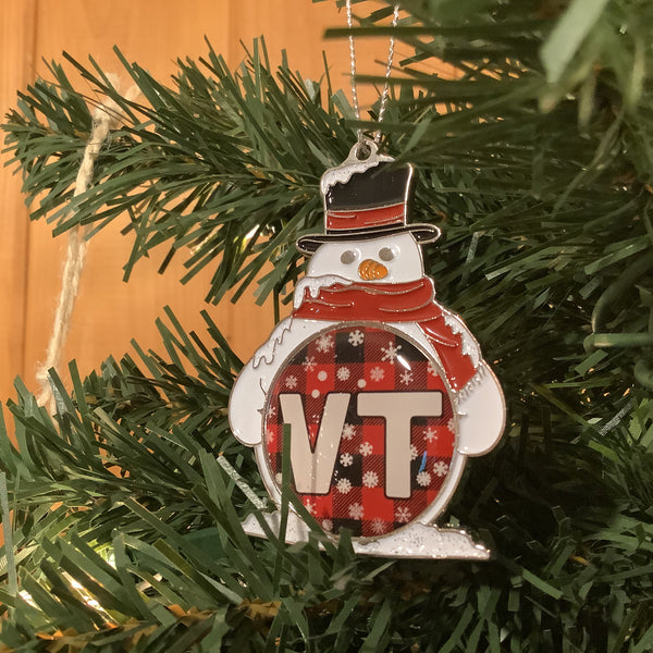 Die-Cast Snowman Ornament