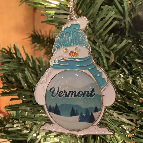 Die-Cast Snowman Ornament