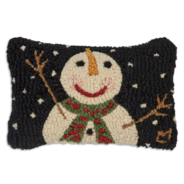Hooked Wool Pillow 8" x 12"