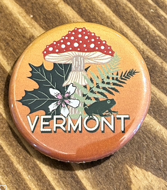 Vermont Button Pins