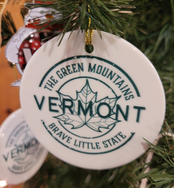 Flat Ceramic Ornament