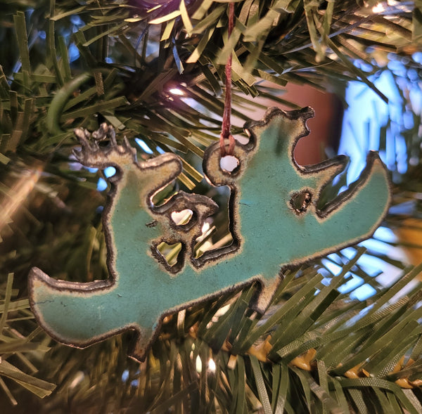 Salvaged Metal Ornament