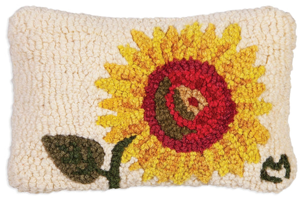 Hooked Wool Pillow 8" x 12"