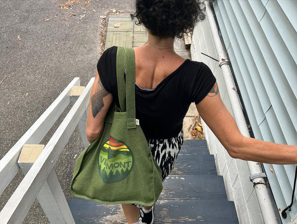 Hemp Market Tote Green