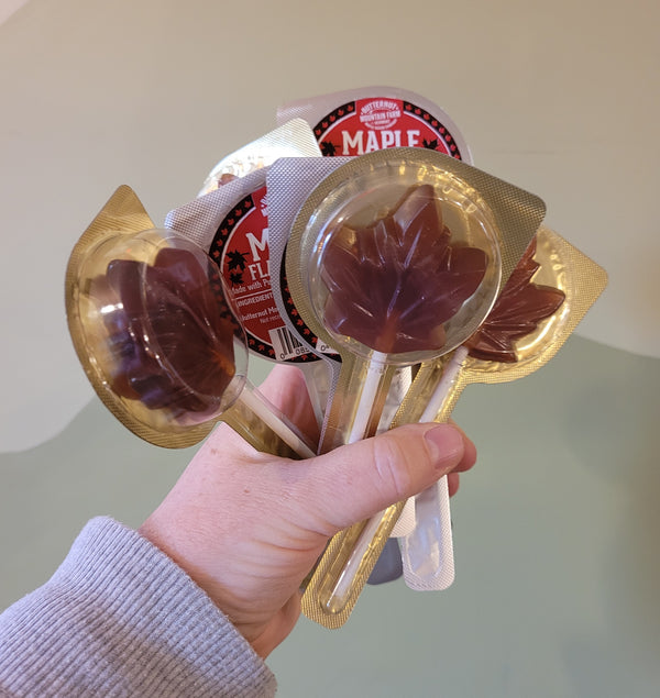 Maple Leaf Lollipop