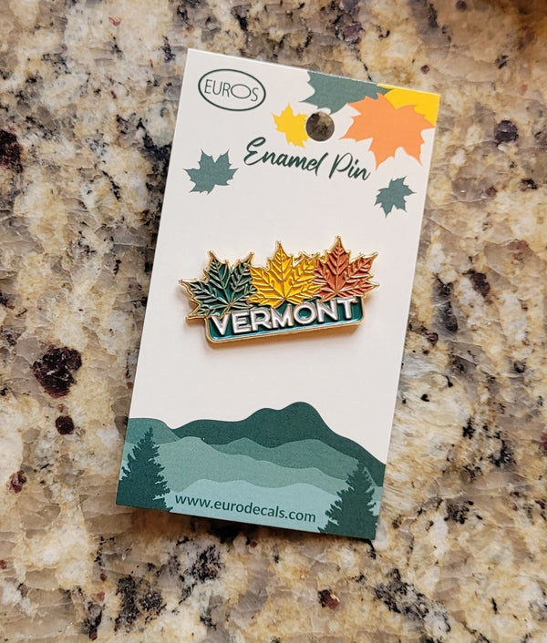 Vermont Enamel Pins
