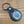 Load image into Gallery viewer, Vermont Gunmetal Keyring

