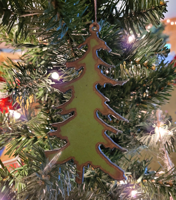 Salvaged Metal Ornament