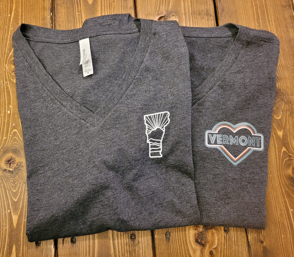 Womens Cut V-neck