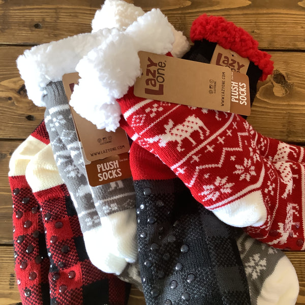 Lazy One Plush Socks