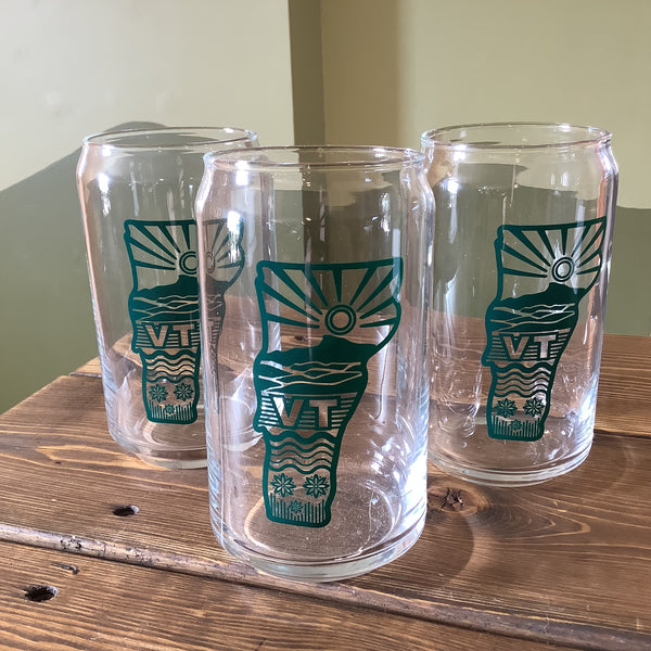 Vermont State Glass Can