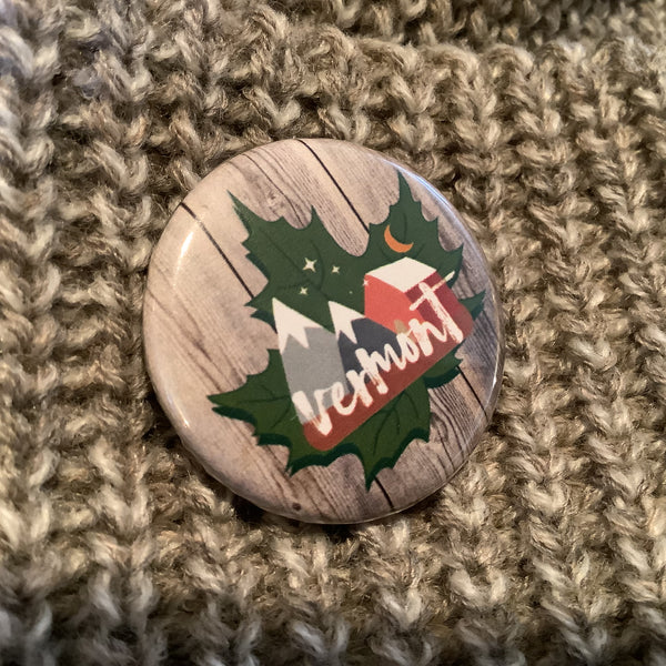 Vermont Button Pins