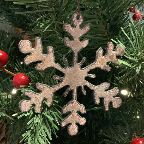 Salvaged Metal Ornament