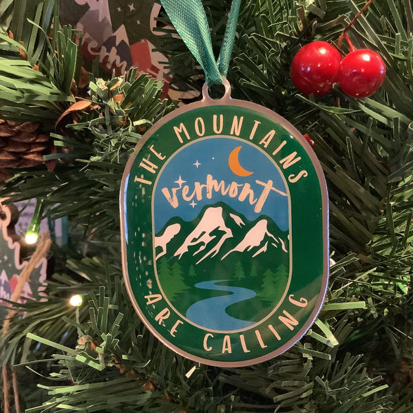 Vermont Stainless Steel Ornament