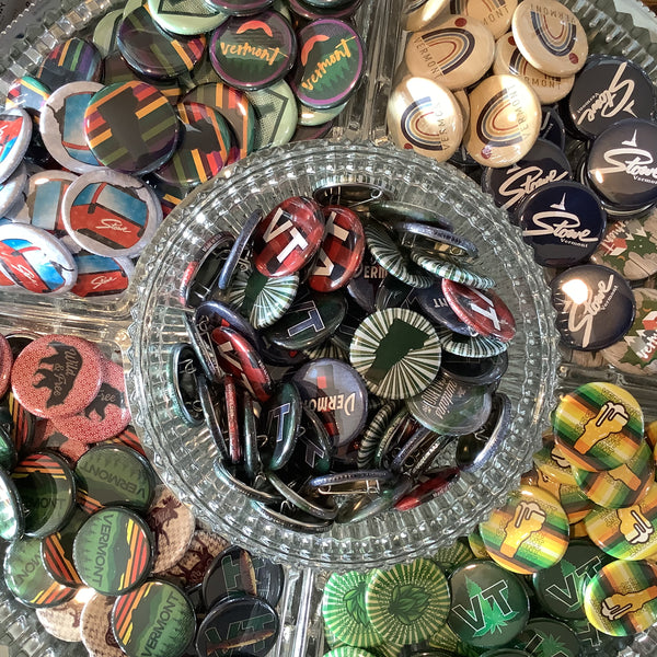 Vermont Button Pins