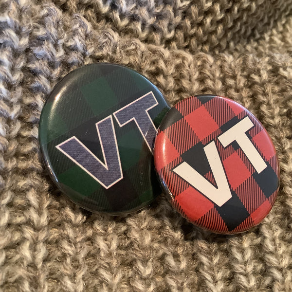 Vermont Button Pins
